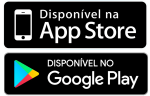 Disponível na App Store e Google Play